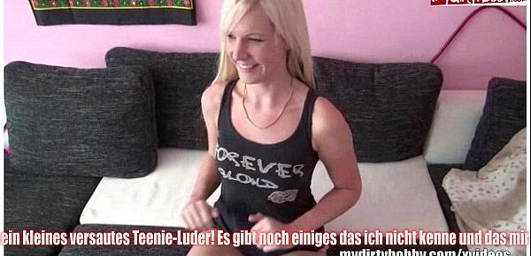  Blowjob und ficken mit deutscher Blondine